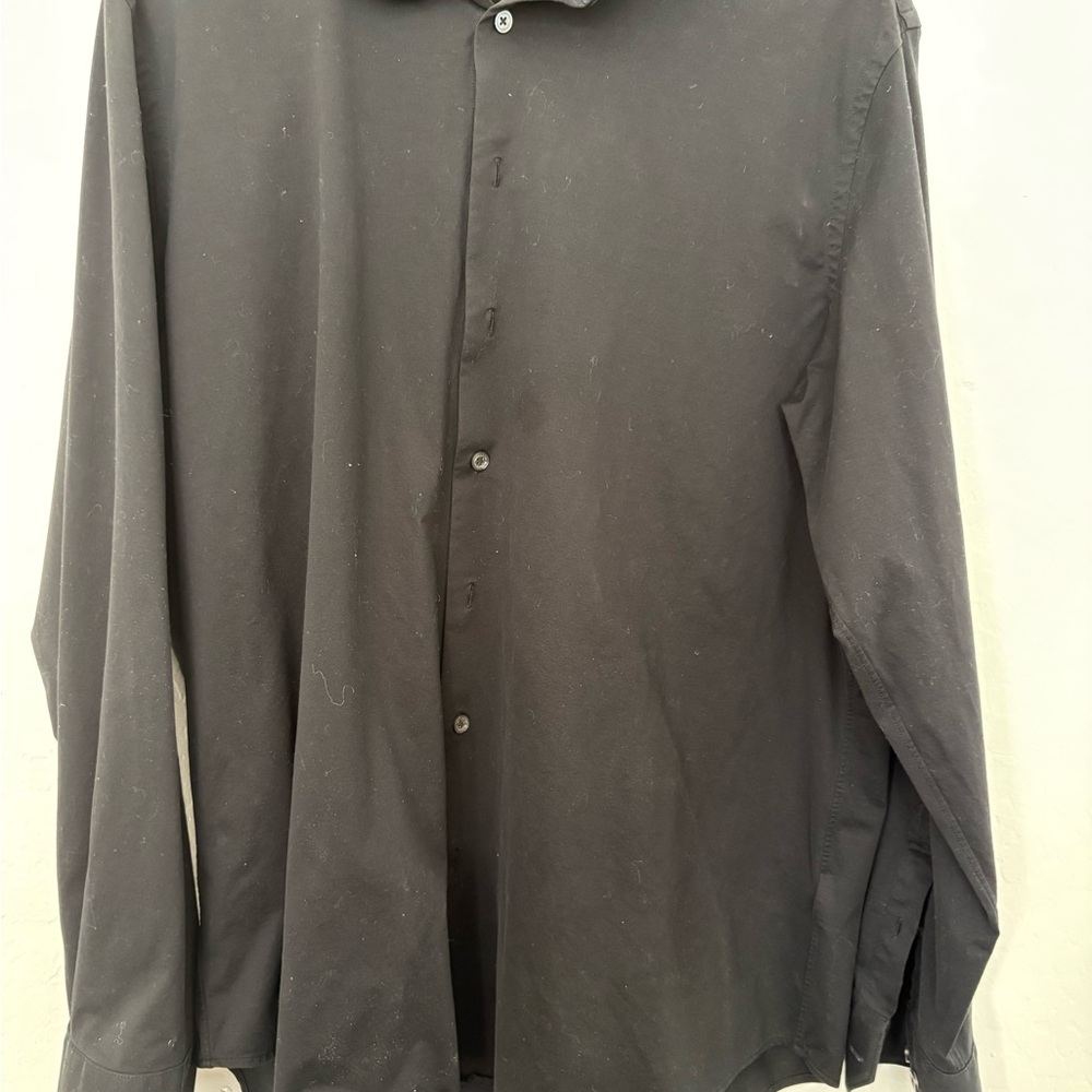 Classic Black Button-Up Shirt